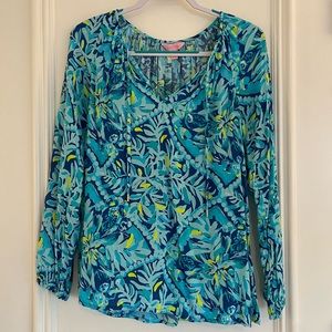 Lilly Pulitzer “Midnight Cove” Willa Top